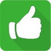 Thumbs up image indicating advantages for Tumble Wins Casino