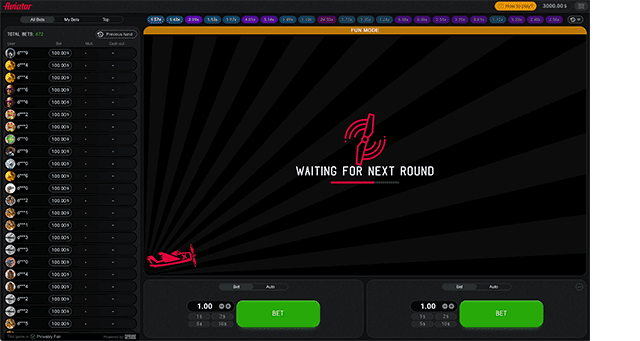Aviator screenshot