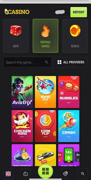 Avo Casino mobile screenshot #2 Mobile Screenshot image #2 for Avo Casino