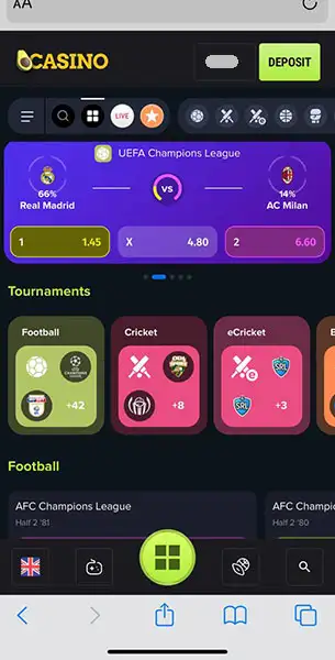 Avo Casino mobile screenshot #4 Mobile Screenshot image #4 for Avo Casino