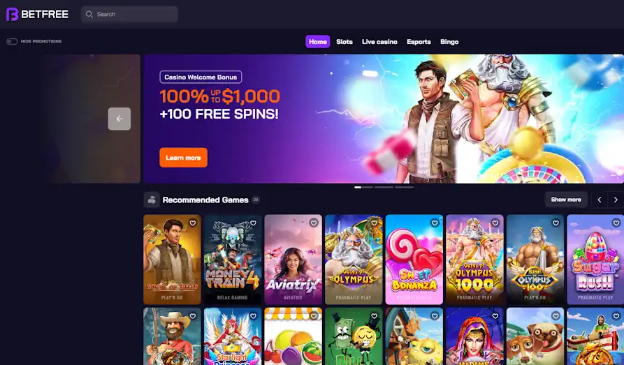 Read review of BetFree