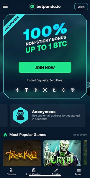Bet Panda IO mobile screenshot #1 Mobile Screenshot image #1 for Bet Panda IO