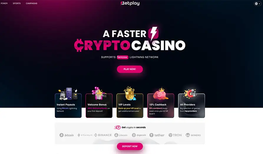 Betplay homepage Main screenshot image for Betplay Casino