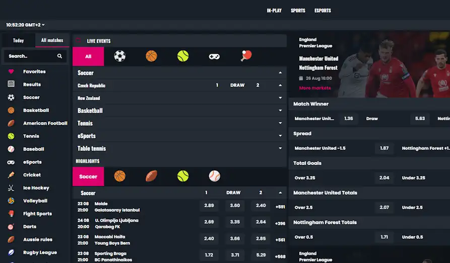 Betplay sports betting Landscape screenshot image #1 for Betplay Casino