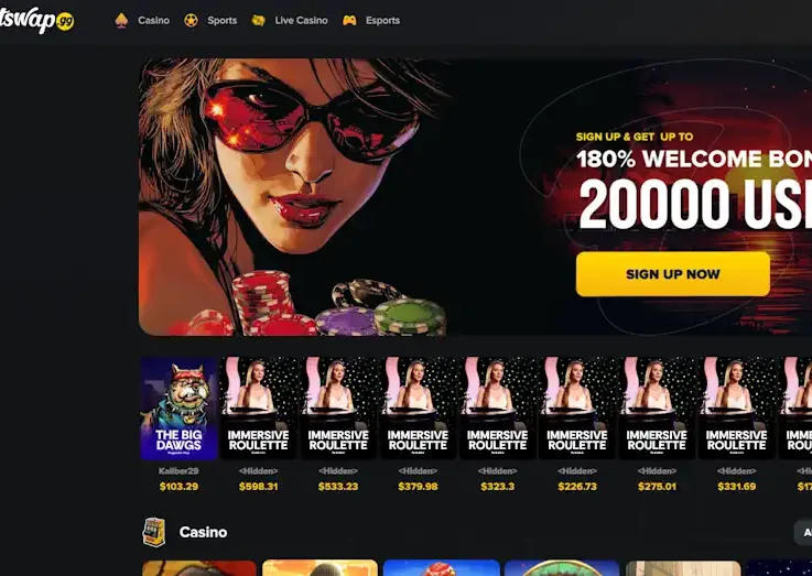 Potential Big Wins or Big Busts on Betswap Casino?