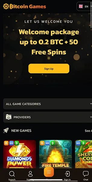 Bitcoin Games mobile screenshot #1 Mobile Screenshot image #1 for Bitcoin Games