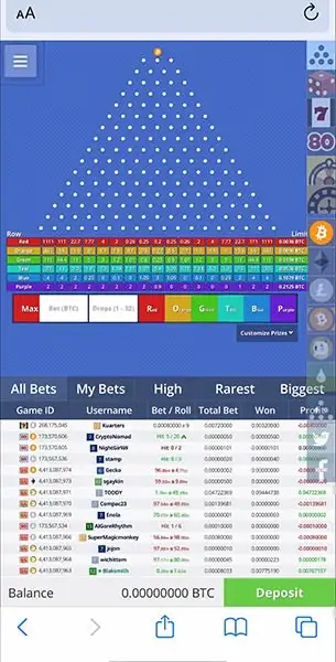 Bitvest Casino mobile screenshot #1 Mobile Screenshot image #1 for Bitvest Casino