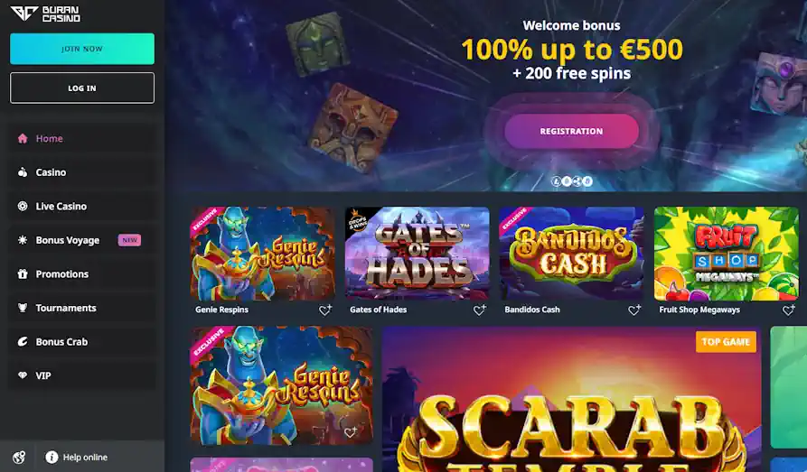 Read review of Buran Casino