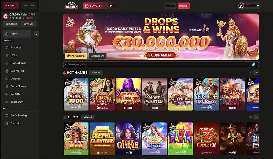 Read review of Cardify Casino