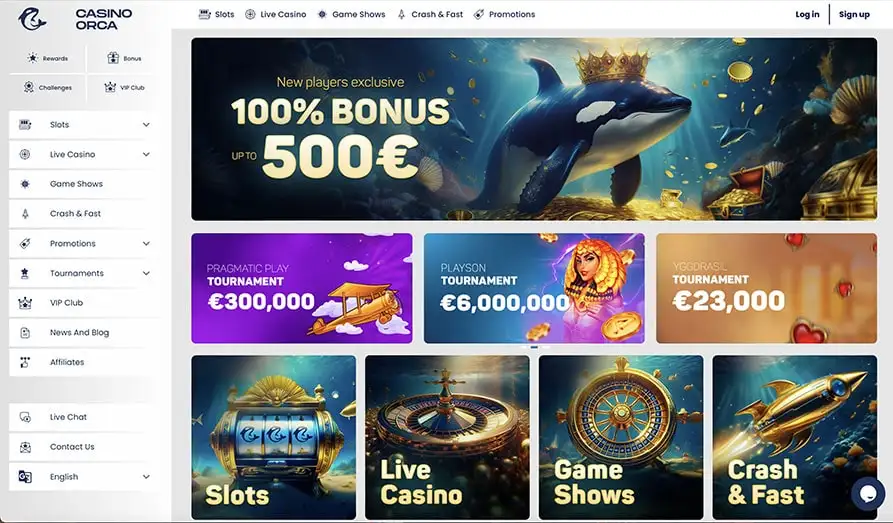 Read review of Casino Orca