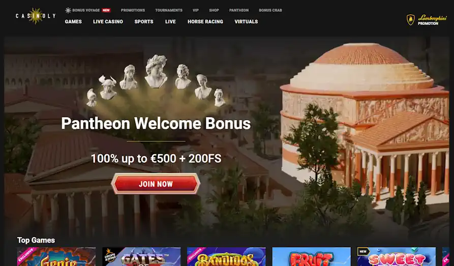 Read review of Casinoly Casino
