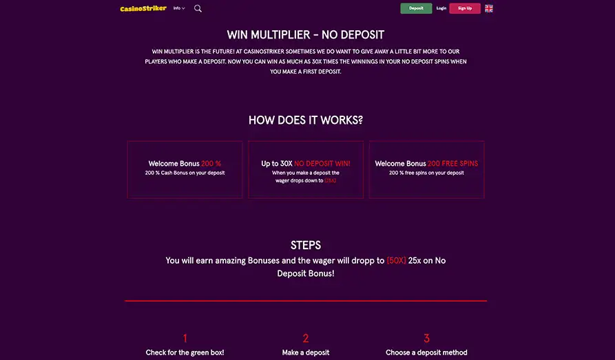 CasinoStriker multiplier Screenshot image #3 for CasinoStriker