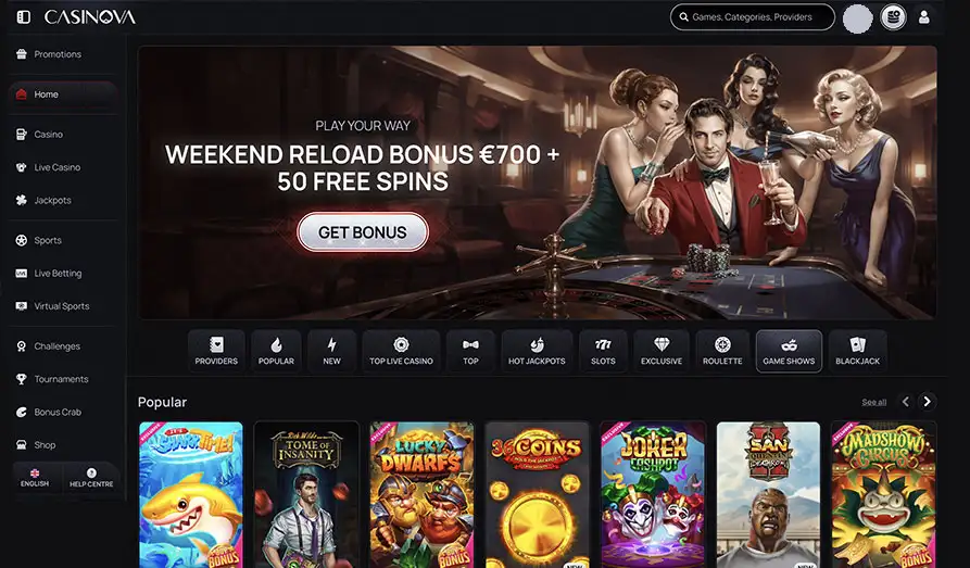 Read review of Casinova