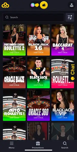Chancer Casino mobile screenshot #4 Mobile Screenshot image #4 for Chancer Casino