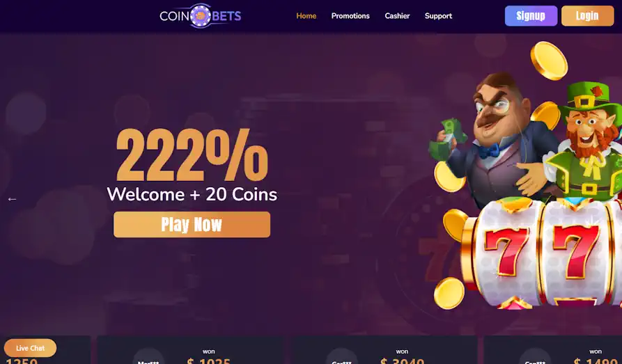 Read review of Coin Bets 777