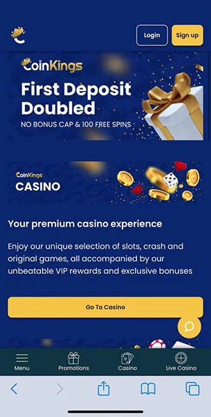 Coin Kings mobile screenshot #1 Mobile Screenshot image #1 for Coin Kings
