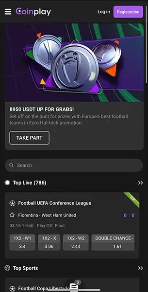 Coinplay Casino mobile screenshot #2 Mobile Screenshot image #2 for Coinplay Casino