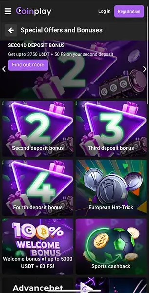 Coinplay Casino mobile screenshot #3 Mobile Screenshot image #3 for Coinplay Casino