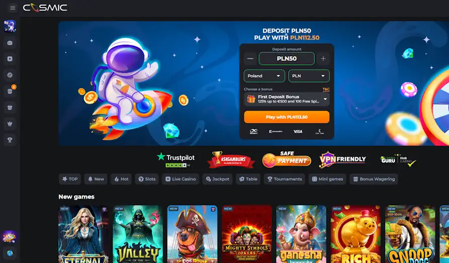 Read review of Cosmic Slot