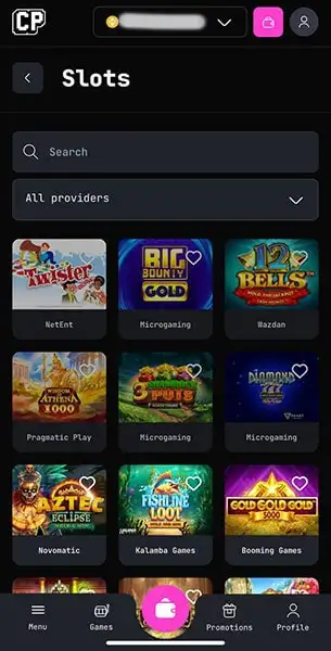 Casino Punkz mobile screenshot #2 Mobile Screenshot image #2 for Casino Punkz