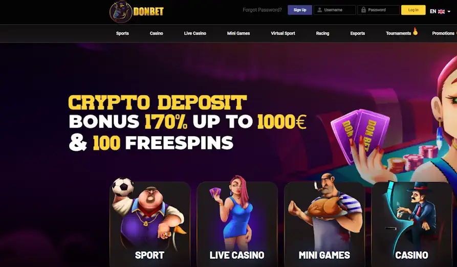 Read review of Don Bet Casino