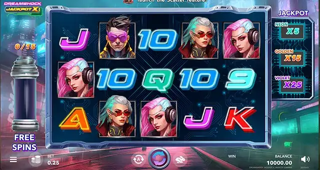 Dreamshock Jackpot X screenshot