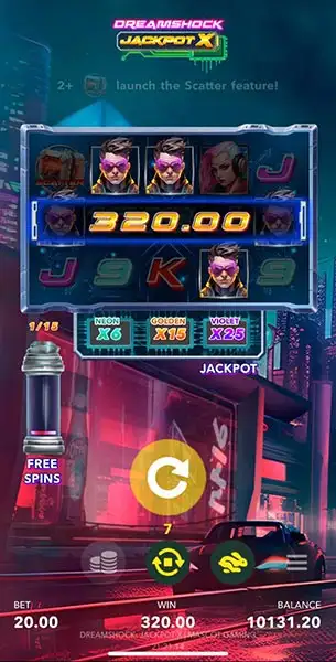 Dreamshock Jackpot X mobile screenshot #4