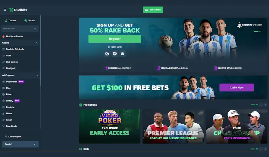 Read review of Duelbits Casino
