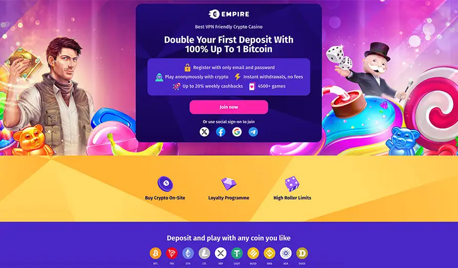 Empire Casino cashback Screenshot image #2 for Empire io Casino
