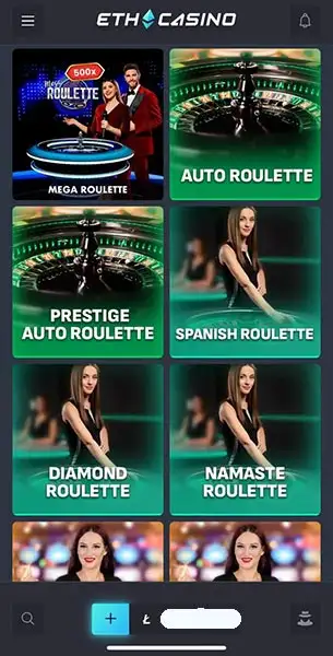 ETH Casino mobile screenshot #4 Mobile Screenshot image #4 for ETH Casino
