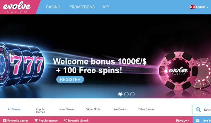 Read review of Evolve Casino