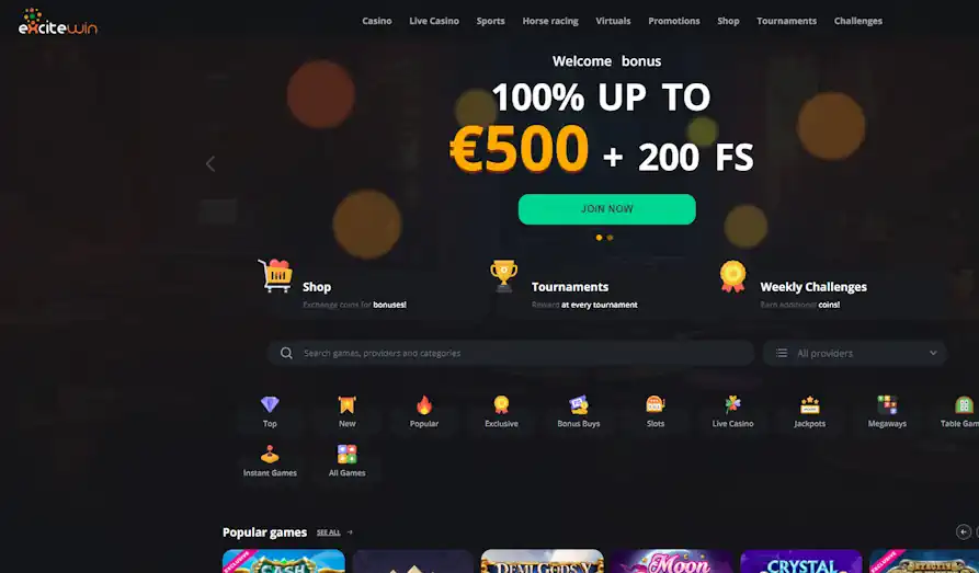 Read review of Excite Win Casino