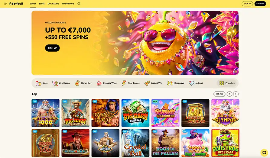 Read review of Fat Fruit Casino