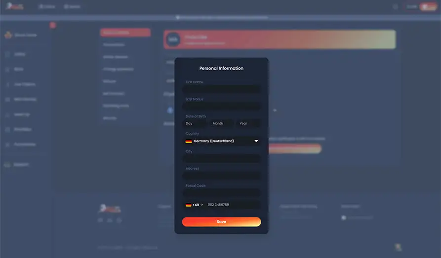 Forza Bet Optional Insertion of Name - Only If Using Bonus KYC Landscape screenshot image for Forza Bet