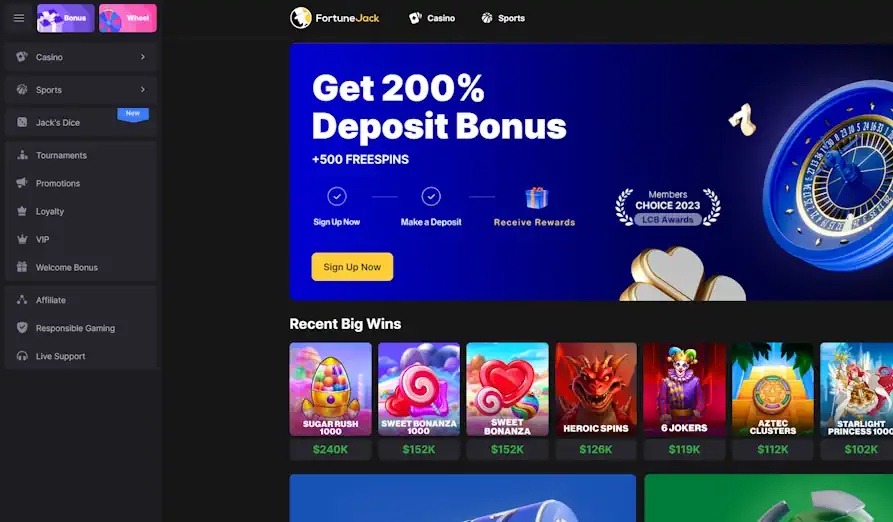 Read review of Fortune Jack Casino