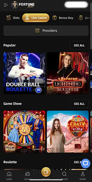 Fortune Play mobile screenshot #4 Mobile Screenshot image #4 for Fortune Play