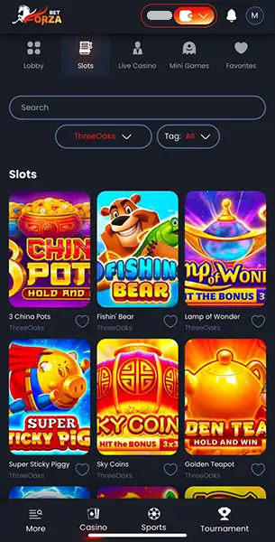 Forza Bet mobile screenshot #3 Mobile Screenshot image #3 for Forza Bet