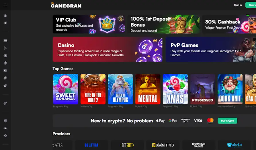 Read review of Gamegram Casino