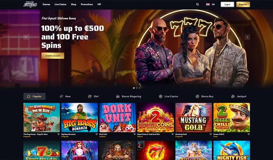 Read review of Gangsta Casino