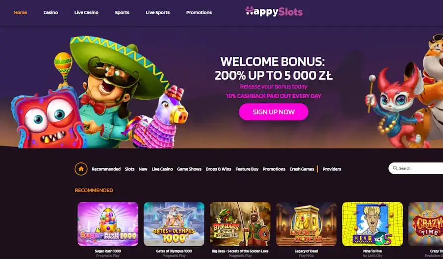 Read review of Happy Slots