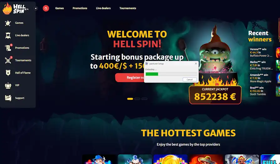 Read review of Hell Spin Casino