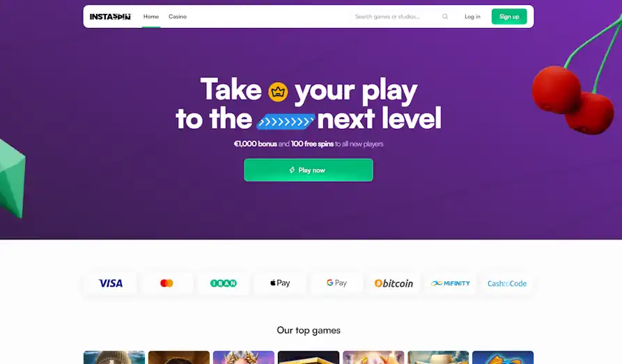 Read review of Insta Spin Casino