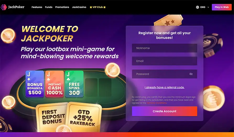 Read review of Jack Casino