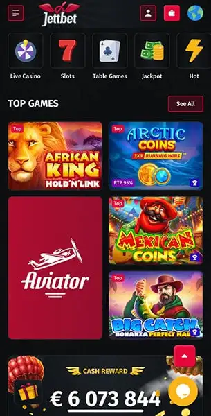 Jett Bet Casino mobile screenshot #2 Mobile Screenshot image #2 for Jett Bet Casino