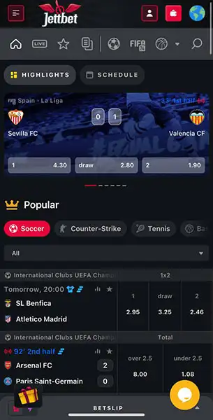 Jett Bet Casino mobile screenshot #4 Mobile Screenshot image #4 for Jett Bet Casino