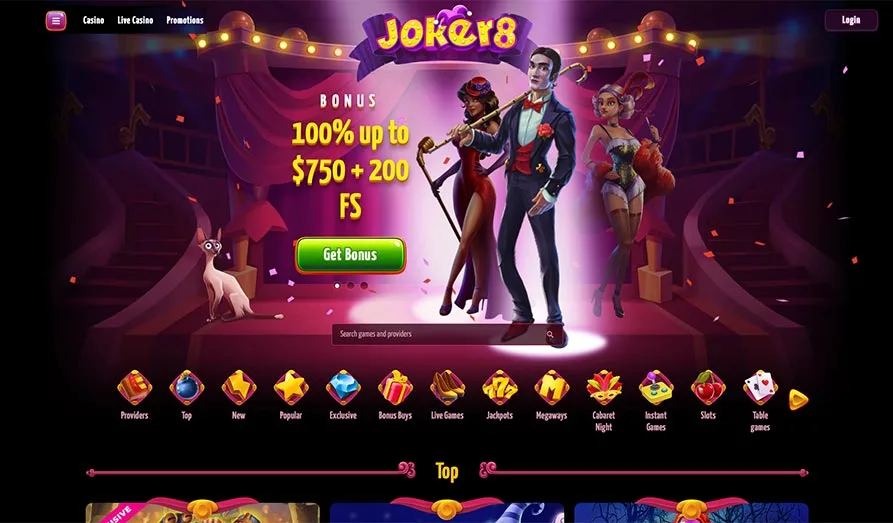 Read review of Joker8 Casino
