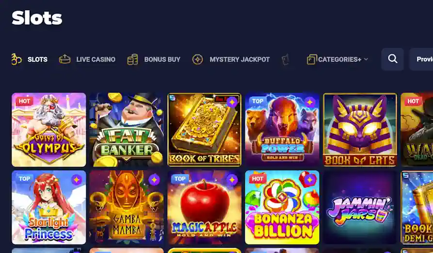Joo Casino slots Landscape screenshot image #1 for Joo Casino