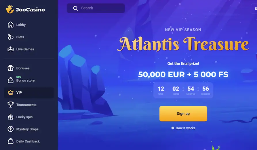 Joo Casino VIP Screenshot image #2 for Joo Casino