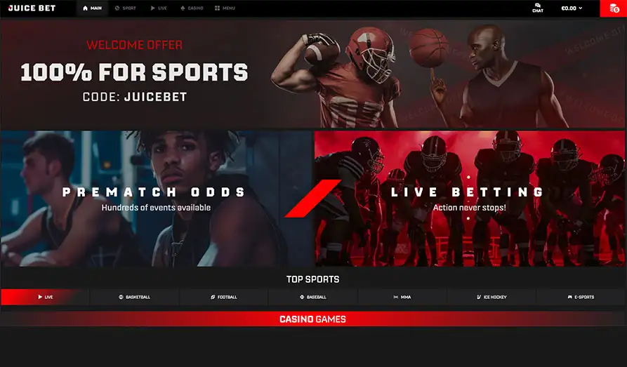 Read review of Juice Bet Casino
