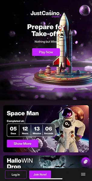 Just Casino IO mobile screenshot #2 Mobile Screenshot image #2 for Just Casino IO